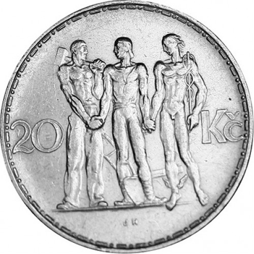 Pamětní mince 20 Kč 1934 nebo 1933